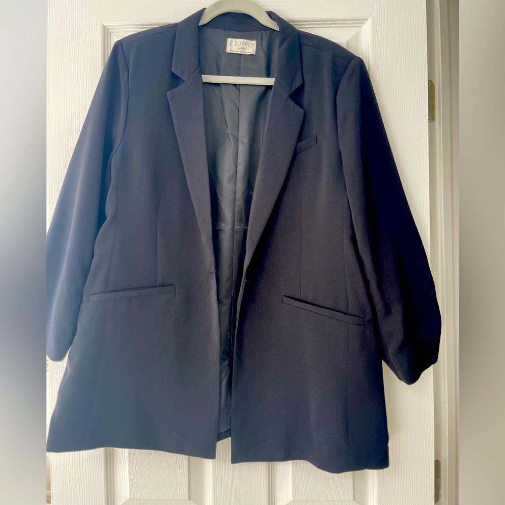 Z supply black blazer